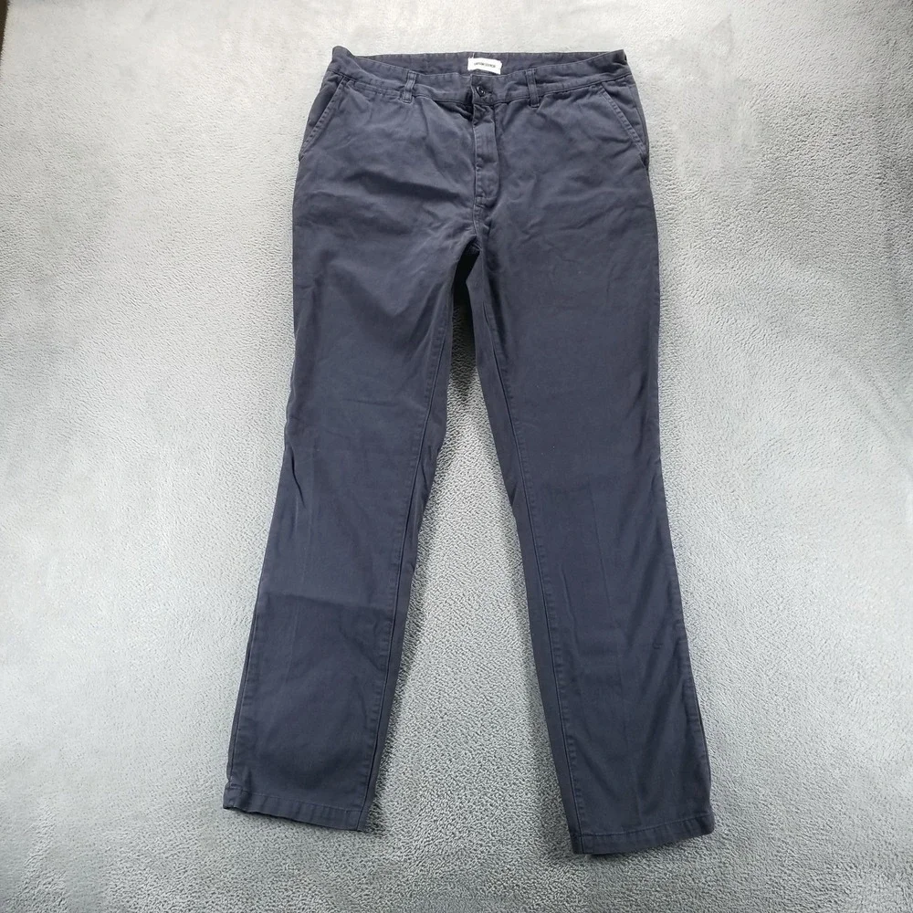 Taylor‎ Stitch Pants Mens 36x32 Blue Foundation Chino Slim Tapered Office Casual